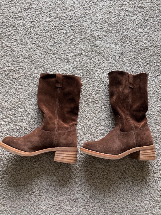 Frye Shoes - NWOT FRYE Campus 12R Suede Mid-Calf Boots 🔥 rare size 🔥